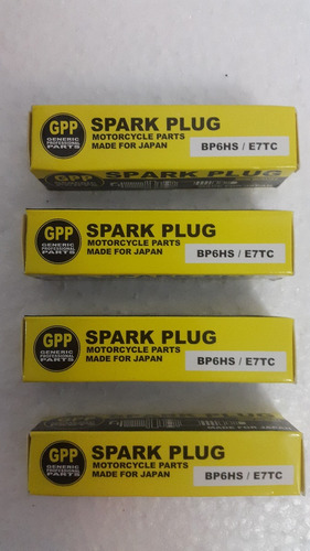 Bujias Para Moto Gpp Spark Plugs Tipo Bp6hs E7tc 3