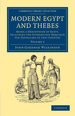 Libro Modern Egypt And Thebes : Being A Description Of Eg...