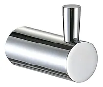 Comprar Percha Simple Negra Linea Net - Accesorios De Baño Cromo D10