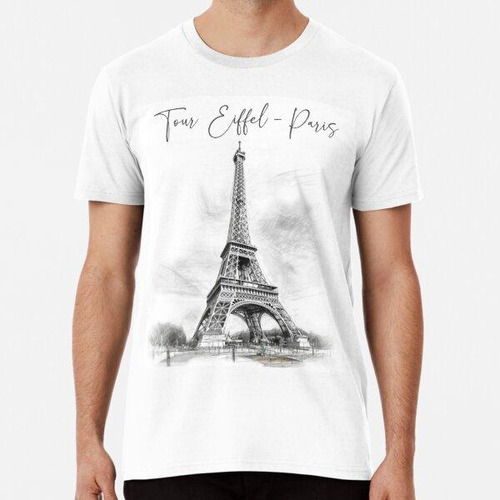 Remera Torre Eiffel - París Algodon Premium