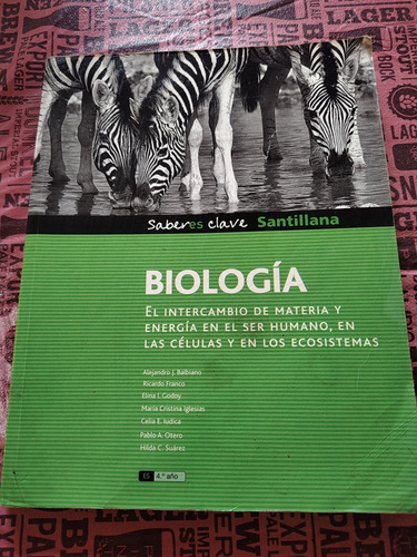 Biología 4 - Saberes Clave - Santillana