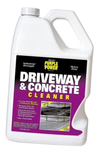 Limpiador Purple Power De Entradas Y Piso Concreto 3.78 L