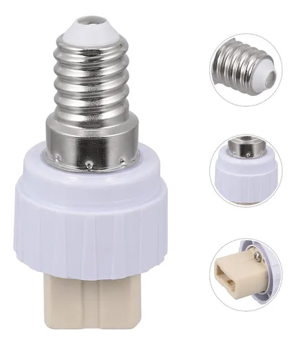 Adaptador De Bombilla E14 A G9, Soporte De Lámpara, Cerámica
