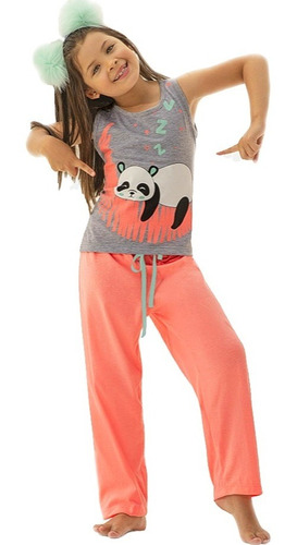 Pijama Niña Oso Panda Pantalon Multiuso Infantil