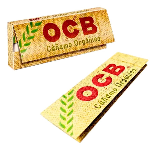 Caja De Cueros Ocb Organico #7 Papel De Fumar