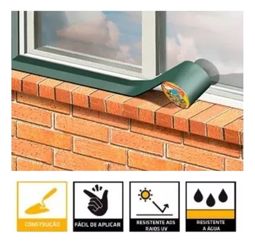 Manta Asfáltica Multiseal Alumínio 50cm X 10m Sika - 3 Rolos