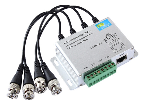 Hd204a-f Hd-cvi/tvi/ahd Cctv 4ch Utp Passive Video Balun