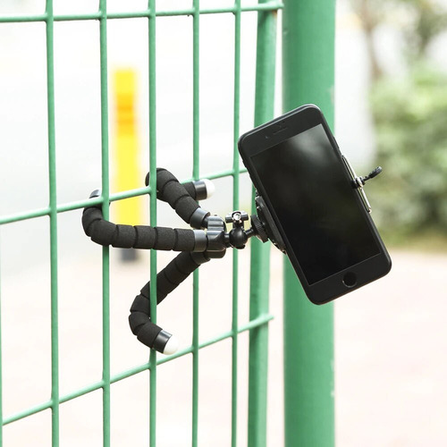 Imagem 5 de 7 de Tripé Mini Suporte Celular Flexível Selfies Câmera - Premium