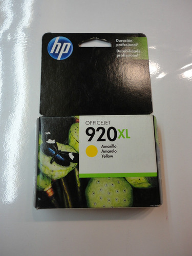 Cartucho Hp 920xl 920 Amarillo 6000 6500 7500 Venid Garantia