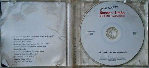 La Arrolladora Banda El Limon - Secretos De Mi Memoria Cd