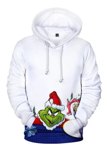 Nuevo Grinch Verde Grinch Sudadera Con Capucha De Navidad A