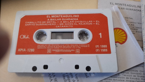 Cassette De El Monteaguilino A Bailar Guaracha Shell(#1665 (Usado)