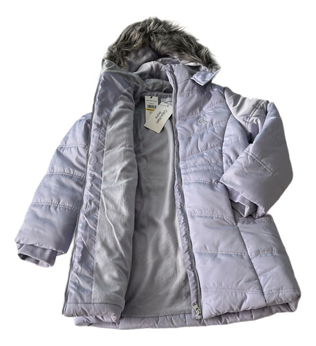 Chamarra Parka Calvin Klein Para Niña Talla 8-10 Años.