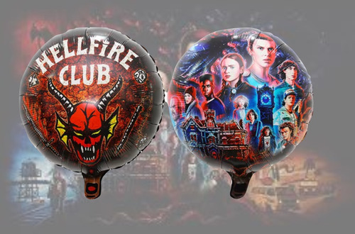 Globos Stranger Things, Once, Max, Demogorgon
