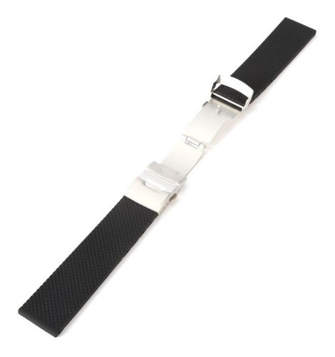 2_pulseira Borracha Silicone Fecho Deployant -seiko Citizen