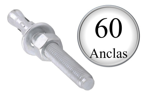 60 Ancla Arpon De Acero 1/2 X 2-3/4