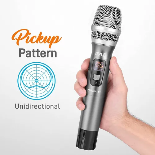 Micrófono Inalámbrico Portátil Pyle-pro Pdwmu114