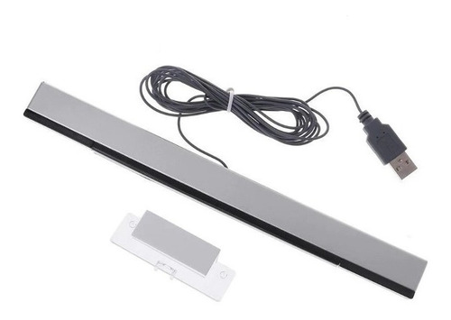 Barra Sensor Bar Wii Ou Wii U Usb Pc + Suporte - Novo