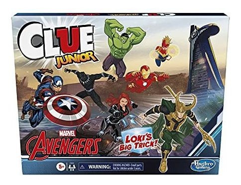 Hasbro Gaming Clue Junior: Marvel Avengers Edition Juego De
