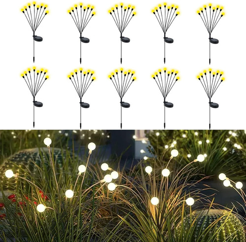 Firefly Luces Solares Para Jardín Al Aire Libre 80 Luces L