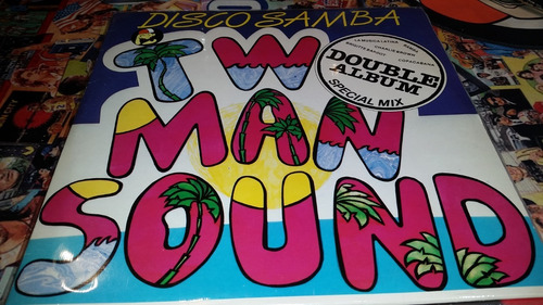 Two Man Sound Disco Samba Lp Doble Vinilo France 1984 Raro