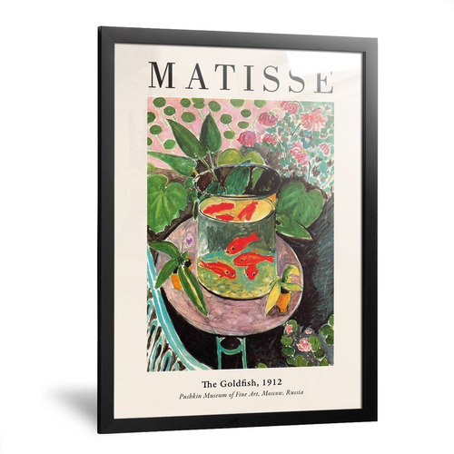 Cuadros Matisse Pez De Colores Goldfish Modernos Arte 20x30