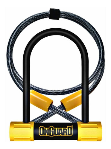 Candado Bicicleta Onguard U-lock Bulldog Mini Dt Cable