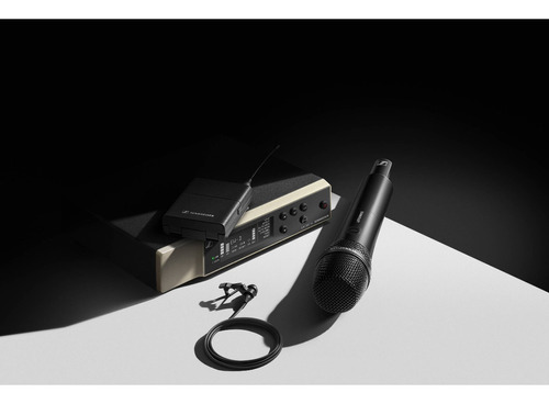 Conjunto de sistema sem fio versátil Sennheiser EW-d Me2/835-s, cor preta