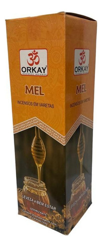 Incenso Mel Orkay 25 Caixas Com 8 Varetas