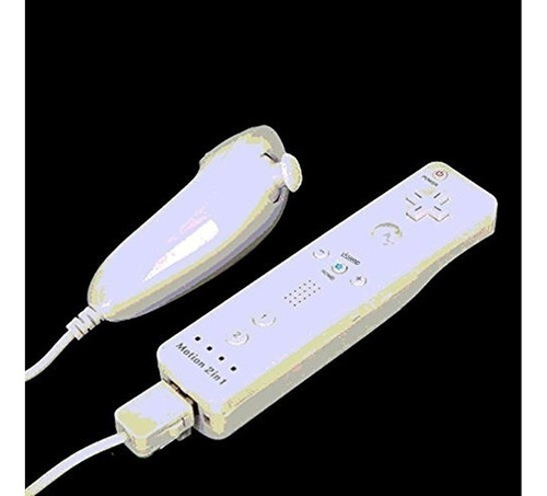 Blanco Incorporada Motion Plus Control Remoto Wii