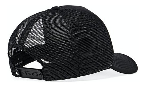 Gorra Quiksilver Standars Trucker Negro Violeta Importada