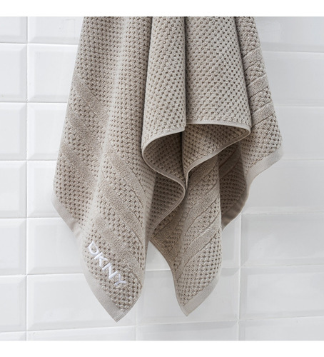 Dkny Toalla De Baño Deluxe 76cm X 147cm Color Café Rayas