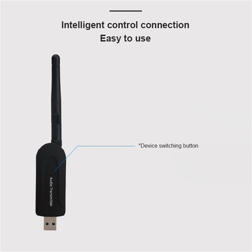 Usb Bluetooth Auditivo Transmissor Adaptador 3,5 Milímetros