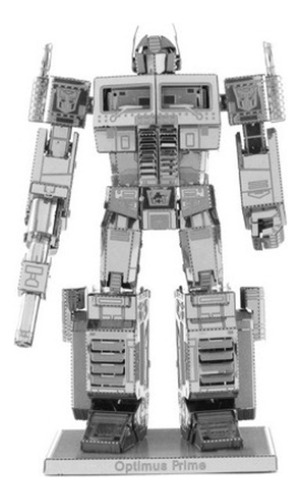 Rompecabezas 3d Metal Optimus Prime Figura