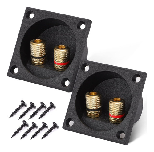 2pcs 2.2 Inch   2way Speaker Box Terminal Cup With Bana...