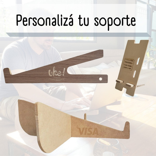 Imagen 5 de 8 de Combo Soporte Para Notebook + Soporte Celular - Zona Norte