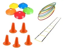 Comprar Kit Entrenamiento Coordinacion Conos Aro Ula Ula Escalera
