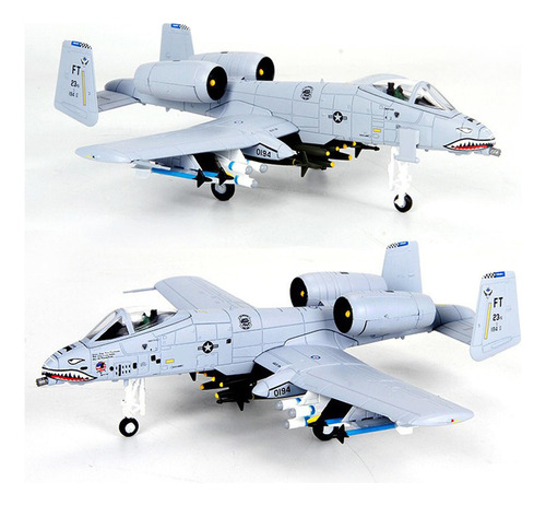 Modelo De Avión De En Miniatura Escala 1:100 Con Soporte