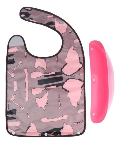 2 Piezas Extra Grandes De Adultos Babero Reutilizable Ropa