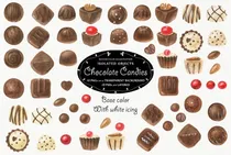 Comprar Kit Imágenes Digitales Bombones Chocolate Candies