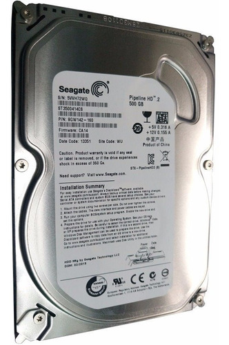 Seagate Disco Duro Interno 500gb 3.5 Pc Mayoreo Original + (Reacondicionado)