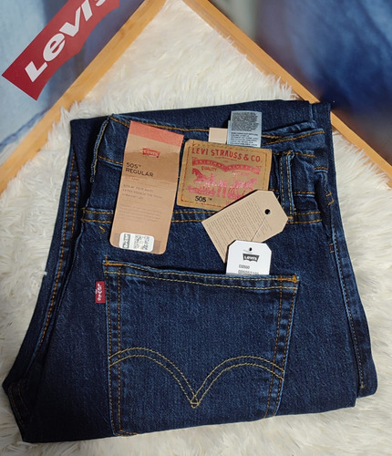 Pantalón Levis 505 30x32 Azul Oscuro Ml346