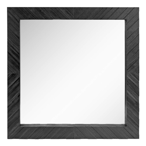 Stonebriar Sb-6272a Espejo Pared Colgante Chevron Madera 20 