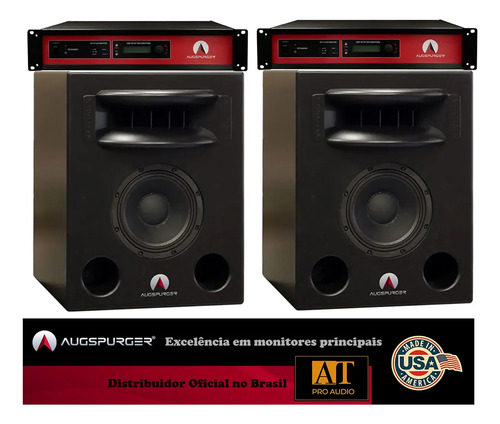 Augspurger Solo 8 Sxe3/3500 Main Monitor Ativo Sistema Dsp