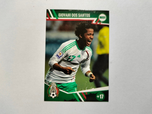 Tarjeta Futmatch El Tri A031 Giovani Dos Santos 