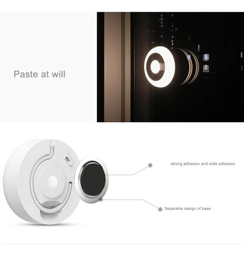 Sensor De Movimiento, Sensor De Luz, Carga Usb, Led, Ilumina