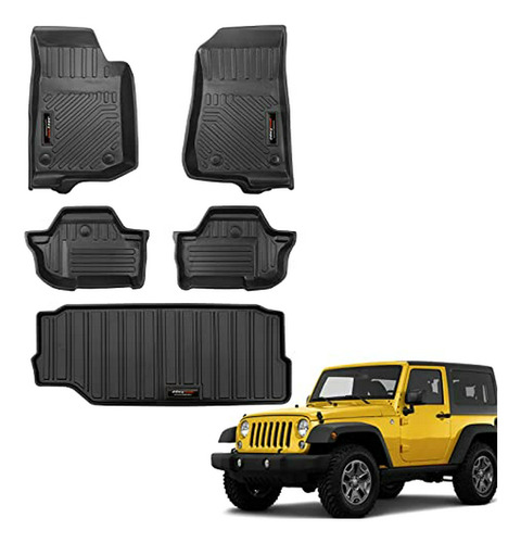 Tapetes Y Protector De Carga Para Jeep Wrangler Jl.