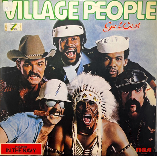 Vinilo Lp - Village People - Go West 1979 Brasil 