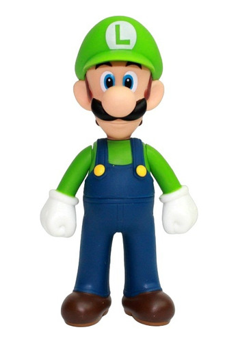 Figura Luigi Mario Bross 12 Cm Muñeco Ot-a46