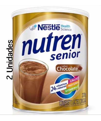 Nutren Senior Sabor Chocolate 370g(2 Unidades)